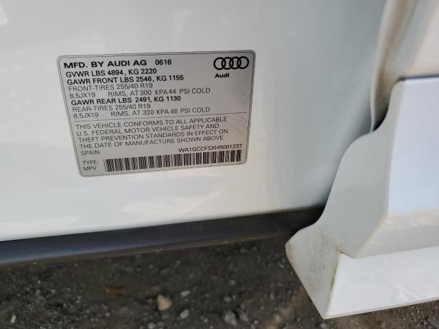 Photo 13 VIN: WA1GCCFSXHR001237 - AUDI Q3 PRESTIG 