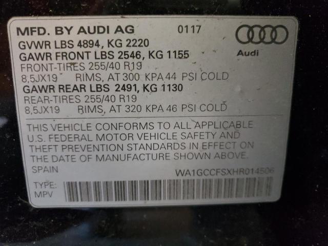 Photo 9 VIN: WA1GCCFSXHR014506 - AUDI Q3 PRESTIG 