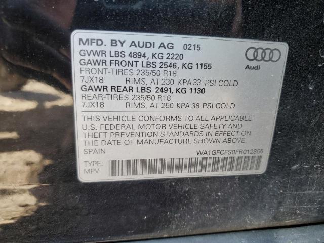 Photo 12 VIN: WA1GFCFS0FR012865 - AUDI Q3 PRESTIG 