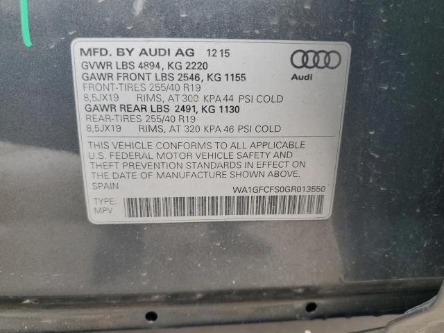 Photo 12 VIN: WA1GFCFS0GR013550 - AUDI Q3 PRESTIG 