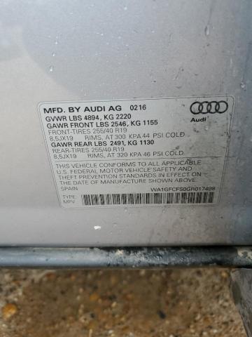 Photo 12 VIN: WA1GFCFS0GR017498 - AUDI Q3 