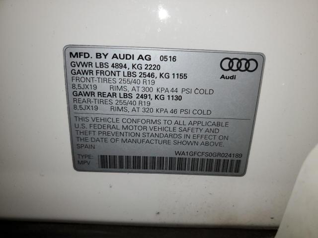 Photo 11 VIN: WA1GFCFS0GR024189 - AUDI Q3 