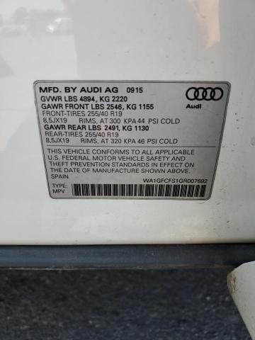 Photo 12 VIN: WA1GFCFS1GR007692 - AUDI Q3 PRESTIG 