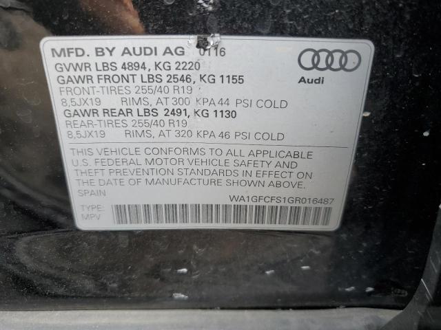 Photo 11 VIN: WA1GFCFS1GR016487 - AUDI Q3 