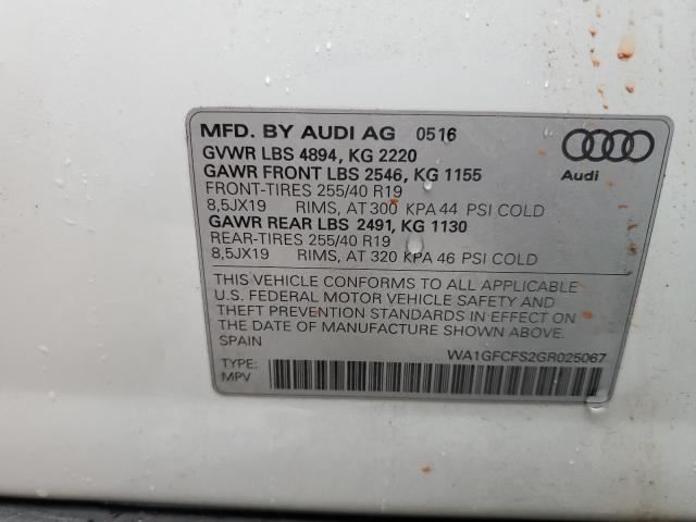 Photo 13 VIN: WA1GFCFS2GR025067 - AUDI Q3 PRESTIG 