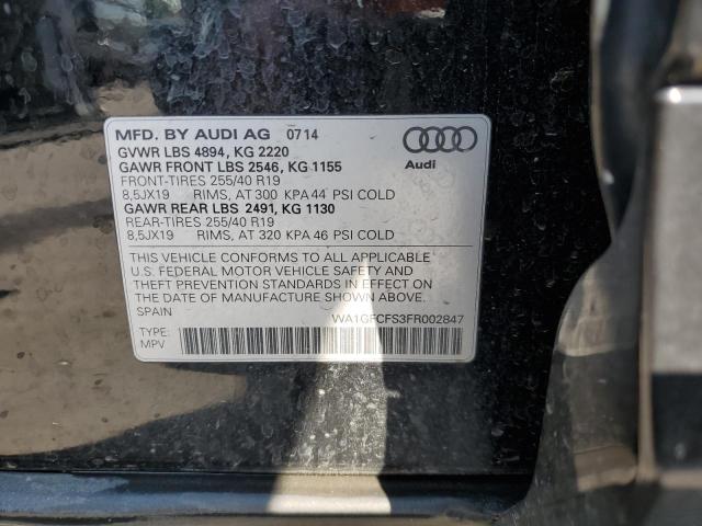 Photo 13 VIN: WA1GFCFS3FR002847 - AUDI Q3 PRESTIG 