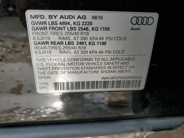 Photo 12 VIN: WA1GFCFS3GR003532 - AUDI Q3 PRESTIG 