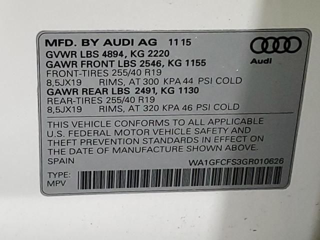 Photo 11 VIN: WA1GFCFS3GR010626 - AUDI Q3 