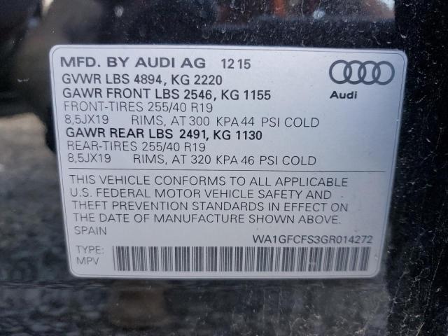 Photo 12 VIN: WA1GFCFS3GR014272 - AUDI Q3 PRESTIG 