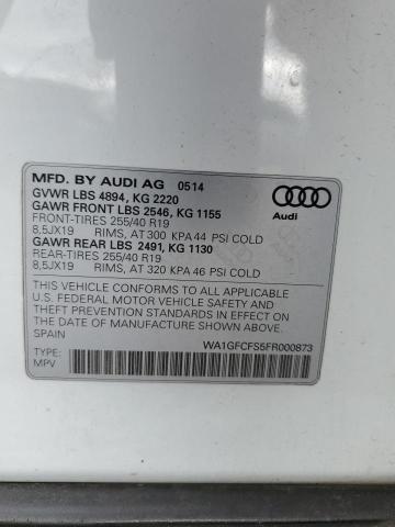 Photo 11 VIN: WA1GFCFS5FR000873 - AUDI Q3 