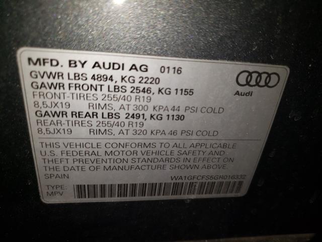 Photo 9 VIN: WA1GFCFS5GR016332 - AUDI Q3 