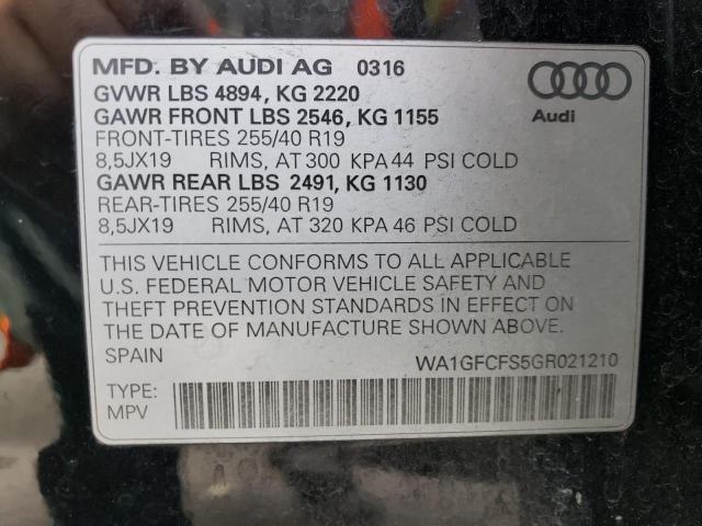 Photo 11 VIN: WA1GFCFS5GR021210 - AUDI Q3 