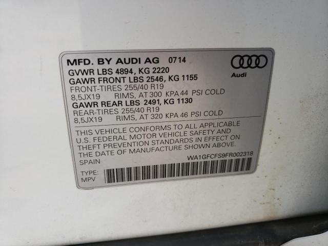 Photo 11 VIN: WA1GFCFS9FR002318 - AUDI Q3 PRESTIG 