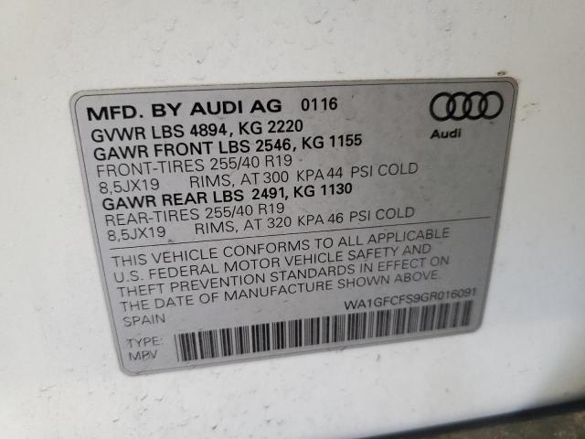 Photo 11 VIN: WA1GFCFS9GR016091 - AUDI Q3 