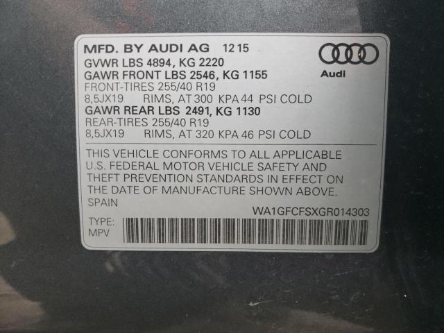 Photo 13 VIN: WA1GFCFSXGR014303 - AUDI Q3 