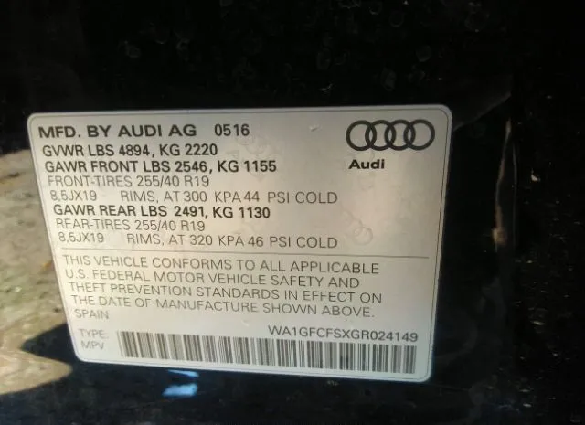 Photo 8 VIN: WA1GFCFSXGR024149 - AUDI Q3 