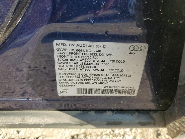 Photo 11 VIN: WA1H2BFZ2NP042449 - AUDI Q4 E-TRON 