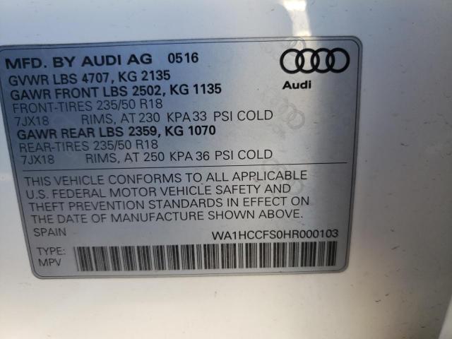 Photo 9 VIN: WA1HCCFS0HR000103 - AUDI Q3 PREMIUM 