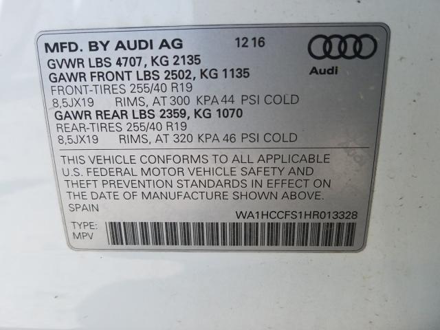 Photo 9 VIN: WA1HCCFS1HR013328 - AUDI Q3 