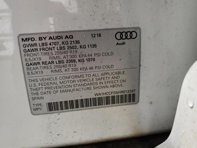 Photo 11 VIN: WA1HCCFS5HR013297 - AUDI Q3 PREMIUM 