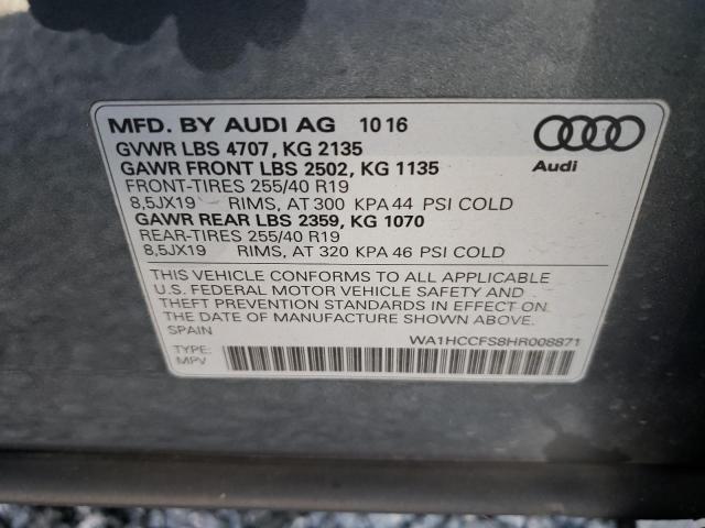 Photo 9 VIN: WA1HCCFS8HR008871 - AUDI Q3 PREMIUM 