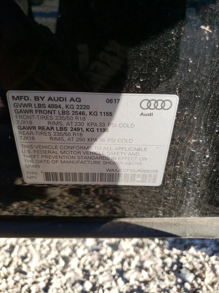 Photo 12 VIN: WA1JCCFS0JR008208 - AUDI Q3 