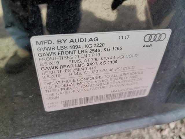 Photo 9 VIN: WA1JCCFS0JR017510 - AUDI Q3 PREMIUM 