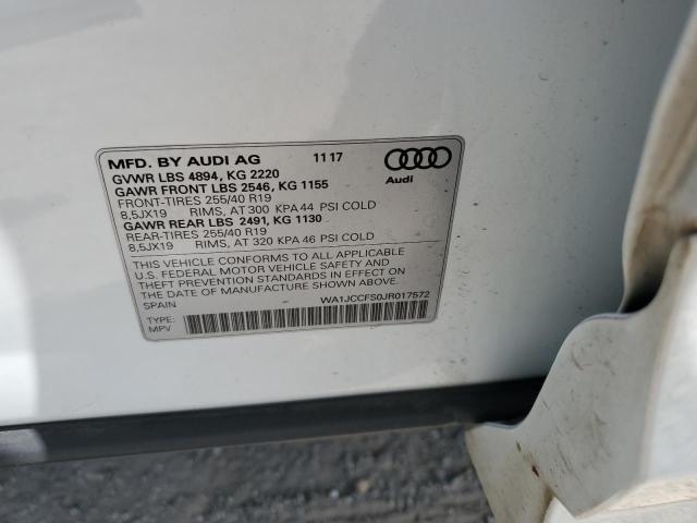 Photo 12 VIN: WA1JCCFS0JR017572 - AUDI Q3 PREMIUM 