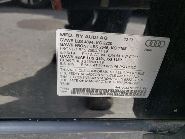 Photo 11 VIN: WA1JCCFS1JR021887 - AUDI Q3 