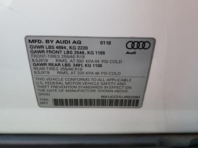 Photo 12 VIN: WA1JCCFS1JR023381 - AUDI Q3 