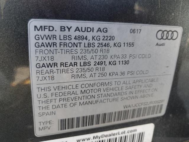 Photo 13 VIN: WA1JCCFS2JR008291 - AUDI Q3 