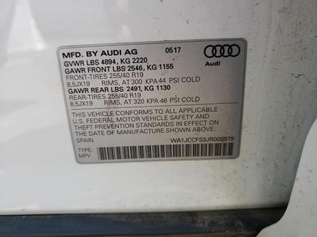 Photo 12 VIN: WA1JCCFS3JR005979 - AUDI Q3 