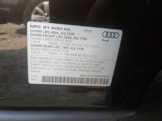 Photo 9 VIN: WA1JCCFS3JR019347 - AUDI Q3 PREMIUM 