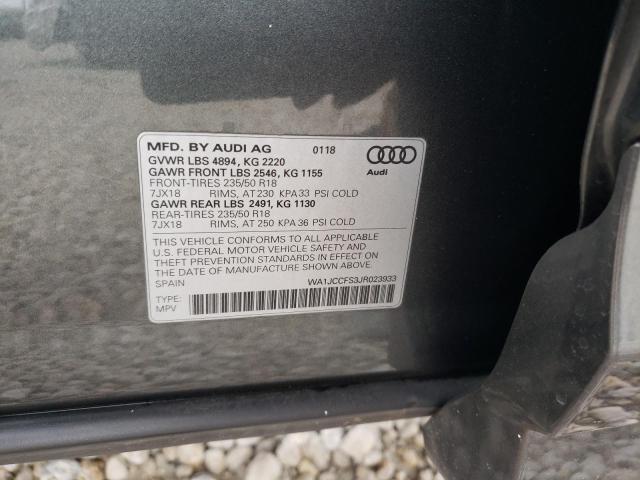 Photo 12 VIN: WA1JCCFS3JR023933 - AUDI Q3 