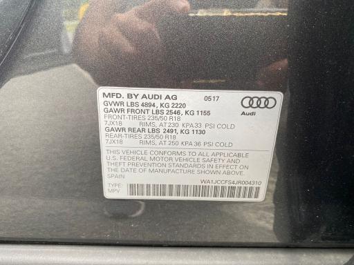 Photo 9 VIN: WA1JCCFS4JR004310 - AUDI Q3 PREMIUM 