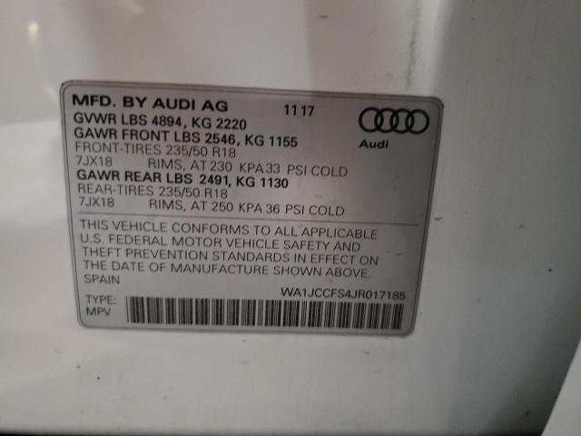 Photo 12 VIN: WA1JCCFS4JR017185 - AUDI Q3 PREMIUM 