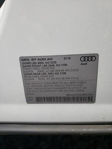 Photo 12 VIN: WA1JCCFS4JR023357 - AUDI Q3 PREMIUM 