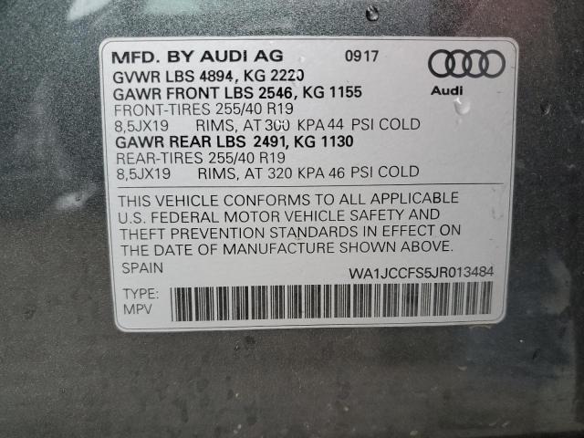 Photo 13 VIN: WA1JCCFS5JR013484 - AUDI Q3 PREMIUM 