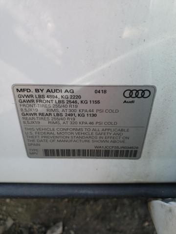 Photo 11 VIN: WA1JCCFS5JR034528 - AUDI Q3 PREMIUM 