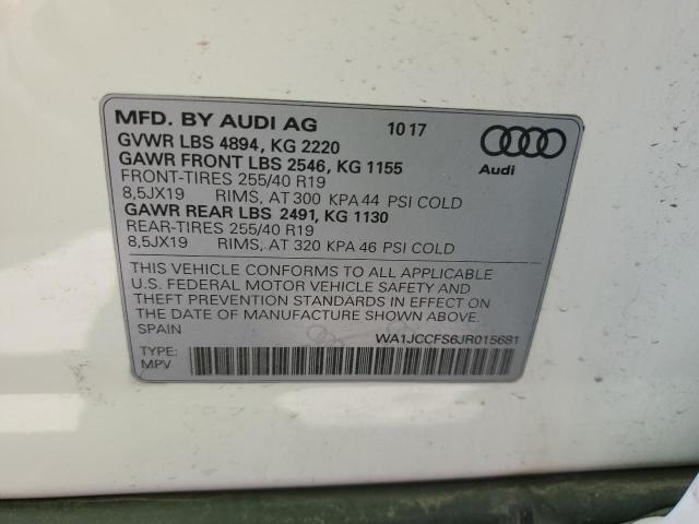 Photo 12 VIN: WA1JCCFS6JR015681 - AUDI Q3 PREMIUM 