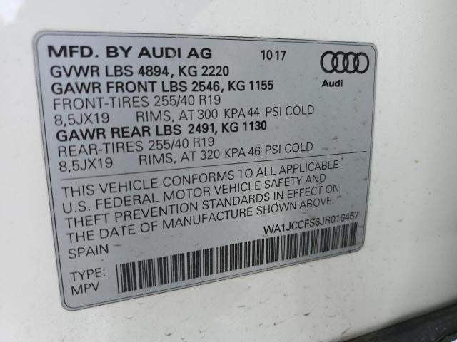 Photo 12 VIN: WA1JCCFS6JR016457 - AUDI Q3 