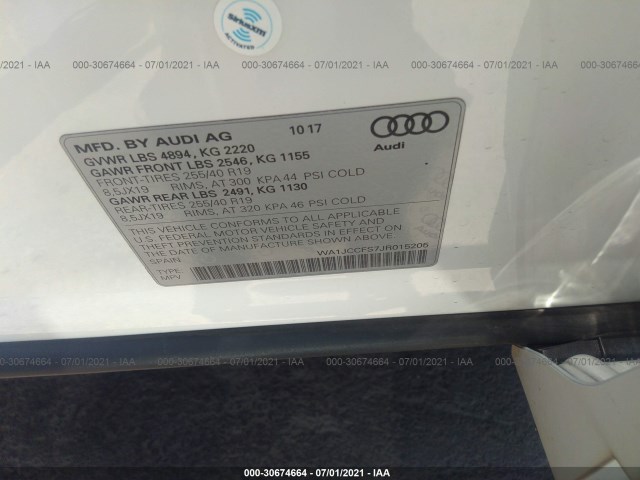 Photo 8 VIN: WA1JCCFS7JR015205 - AUDI Q3 