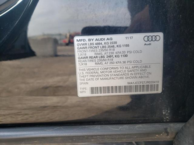 Photo 12 VIN: WA1JCCFS7JR020419 - AUDI Q3 PREMIUM 