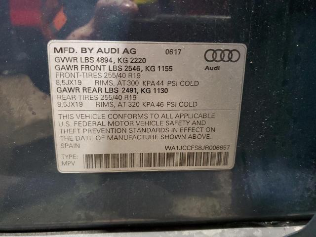 Photo 11 VIN: WA1JCCFS8JR006657 - AUDI Q3 