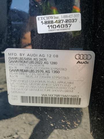 Photo 12 VIN: WA1KK78R19A019852 - AUDI Q5 