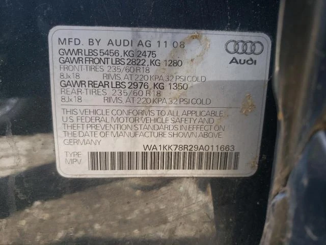 Photo 13 VIN: WA1KK78R29A011663 - AUDI Q5 3.2 