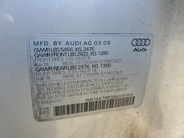 Photo 12 VIN: WA1KK78R39A035969 - AUDI Q5 