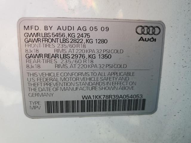 Photo 11 VIN: WA1KK78R39A054053 - AUDI Q5 