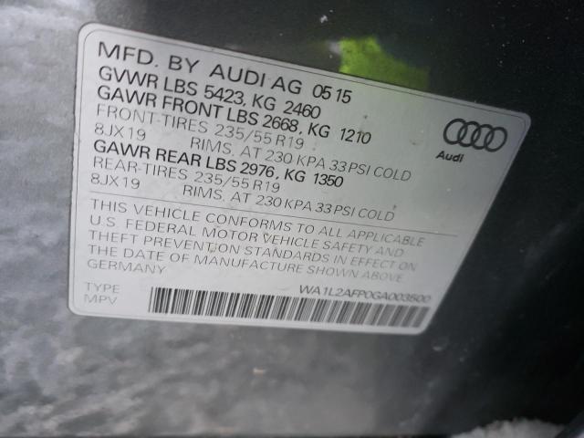 Photo 13 VIN: WA1L2AFP0GA003500 - AUDI Q5 