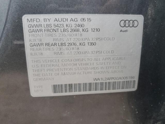 Photo 11 VIN: WA1L2AFP0GA005196 - AUDI Q5 PREMIUM 